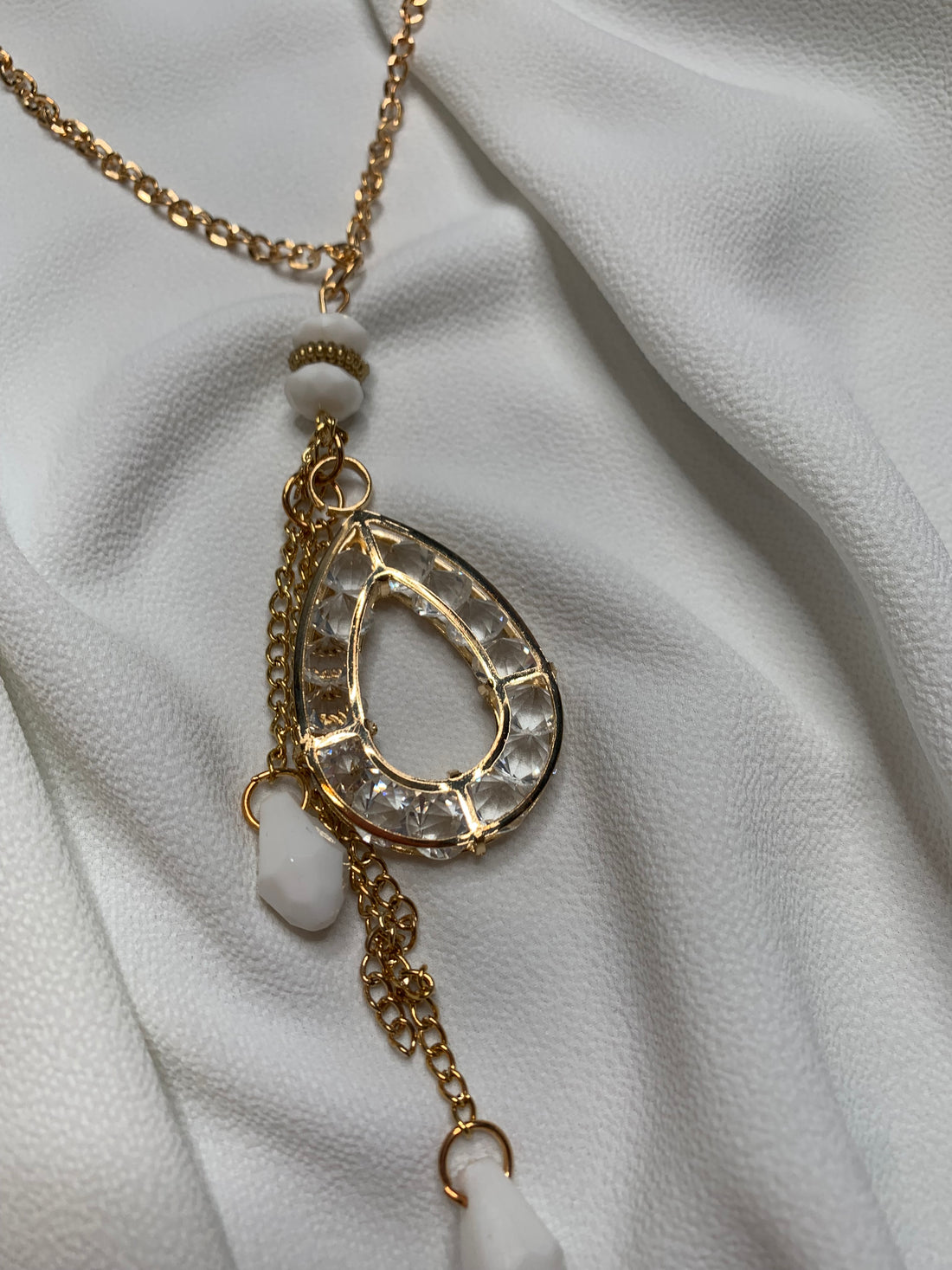 Chiffon Top w/ Necklace