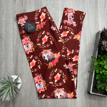 Extra Soft printed leggings with 4-way stretch fabric, so you can move with absolute comfort and ease.