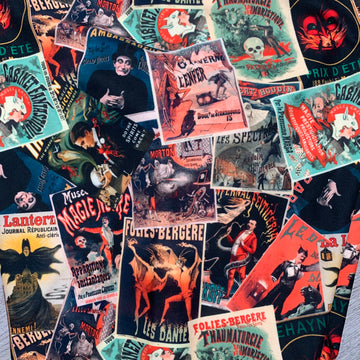 Vintage Horror Movie Poster Soft Leggings