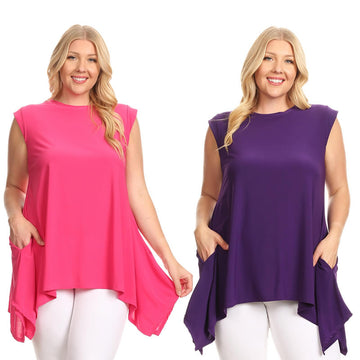 Solid Sharkbite Top with Pockets