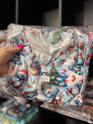 Ready To Ship - Santa Alien Kids Dress - Kids XL