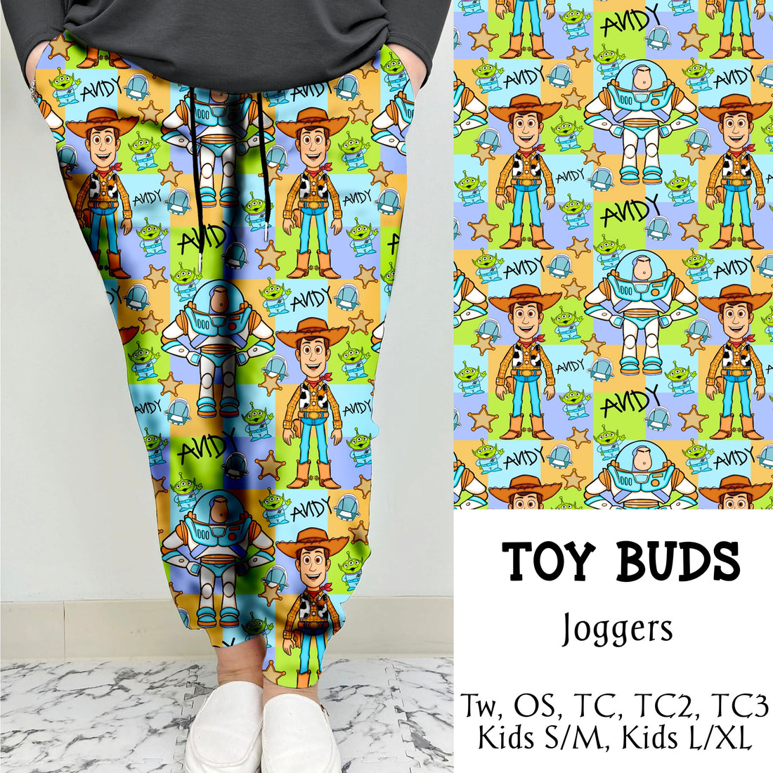 Toy Buds Leggings/Joggers | Run ends 3/8| ETA 42 Days