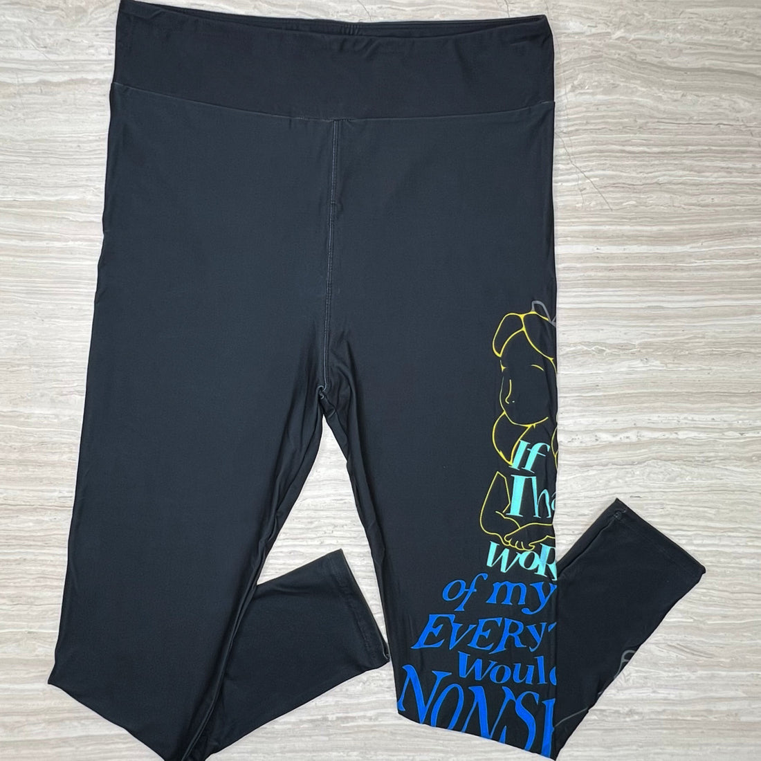 If I Had a World Of My Own Everything Would Be Nonsense Alice Dress Print Leggings