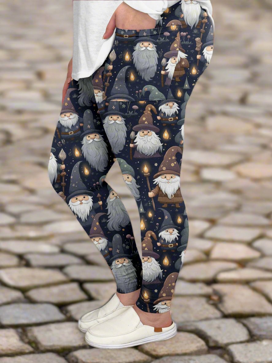 Wizard Gnome Leggings w/ Pockets