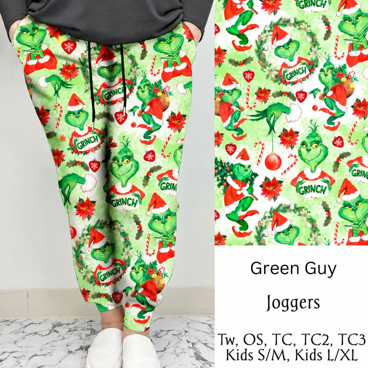 Green Guy Leggings/Joggers | Run Ends 10/9 | ETA 42 days