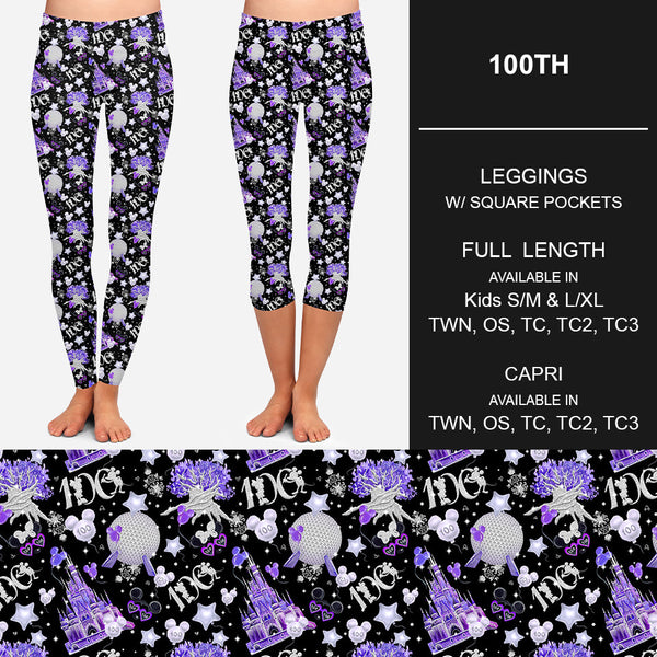 100th Leggings w/ Pockets