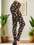 Kitty Love Print Soft Leggings