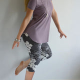 Cherry Blossom Capri Leggings