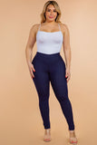 AMAZING Denim Leggings with Pockets - High Waist Jeggings - Tummy Control Shaping - MULTIPLE COLORS