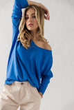 V-neck Hi-low Lusciously Soft Sweater