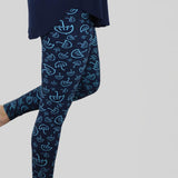Spring Umbrella Print Soft Leggings