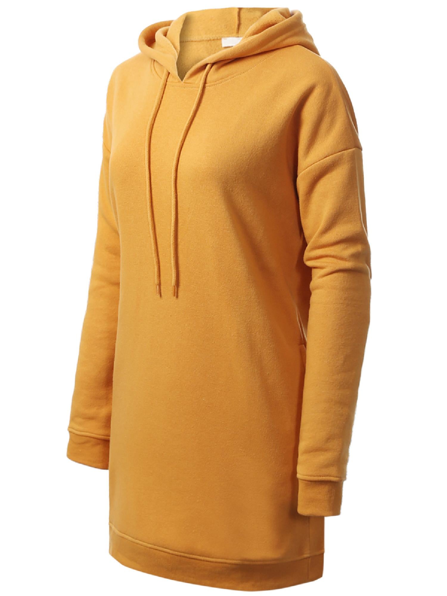 Oversized Hoodie Tunic Dress w/ Side Pockets
