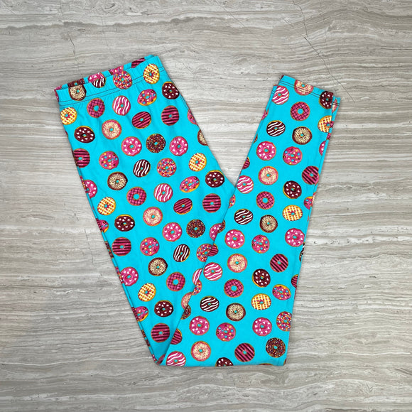 Yummy Donut Print Leggings