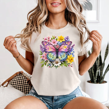 Faux Yarn Butterfly Tshirt