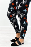 Mystery Christmas Print Soft Leggings