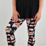 Cute Elephant Print Leggings - Adult & Kid Sizes