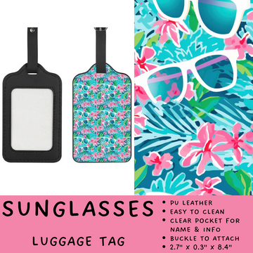 Batch #264 - Travel Collection - Closes 12/31 - ETA - Sunglasses Luggage Tag