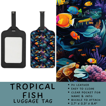 Batch #264 - Travel Collection - Closes 12/31 - ETA - Tropical Fish Luggage Tag