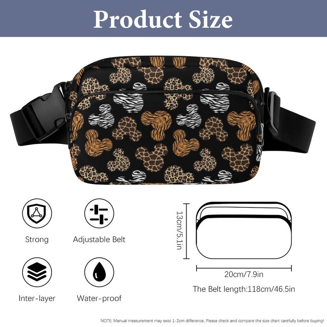 Safari Mouse Fanny Pack- PREORDER