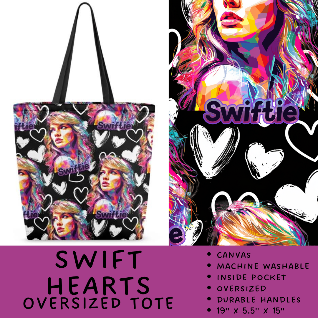 Batch #264 - Travel Collection - Closes 12/31 - ETA - Swift Hearts Oversized Totes