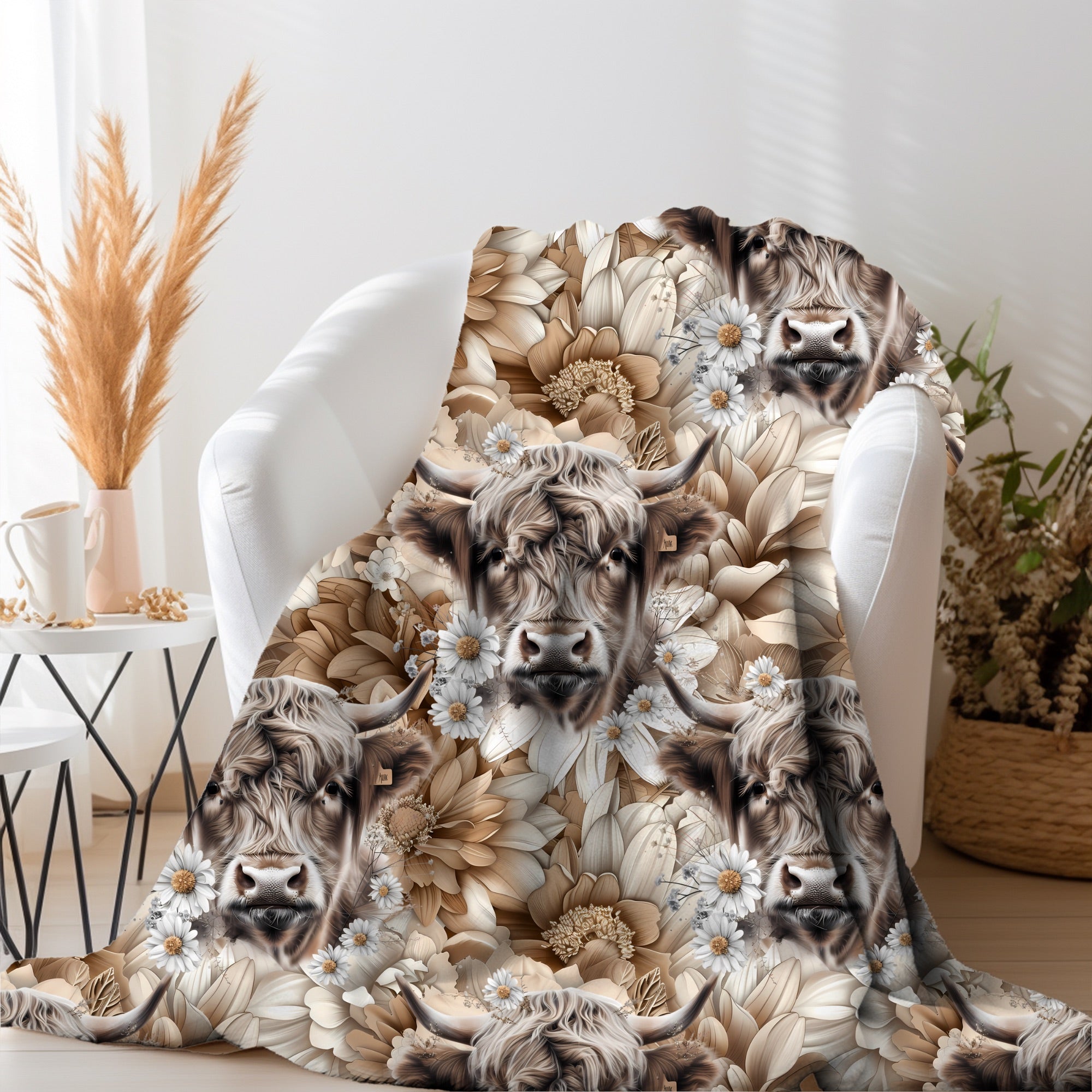 Fall Cow 50x60 Blanket | Run Ends 6/30 | ETA 42 days