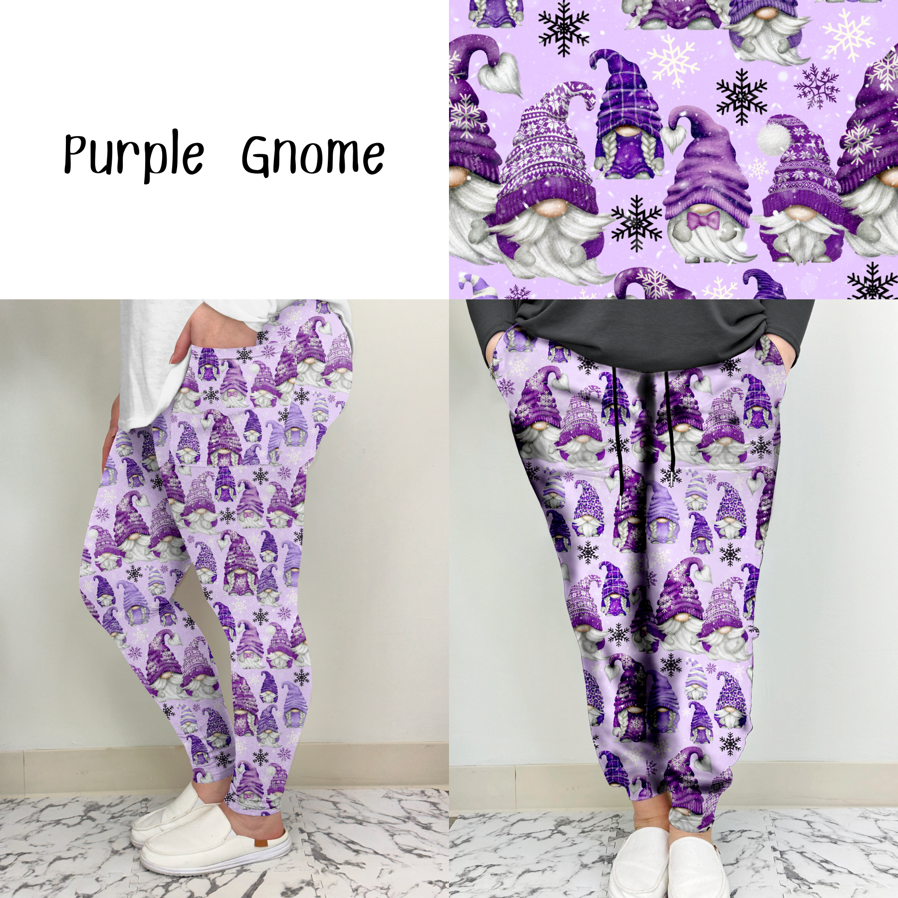 Purple Gnome Leggings w/ Pockets | ETA 12/5