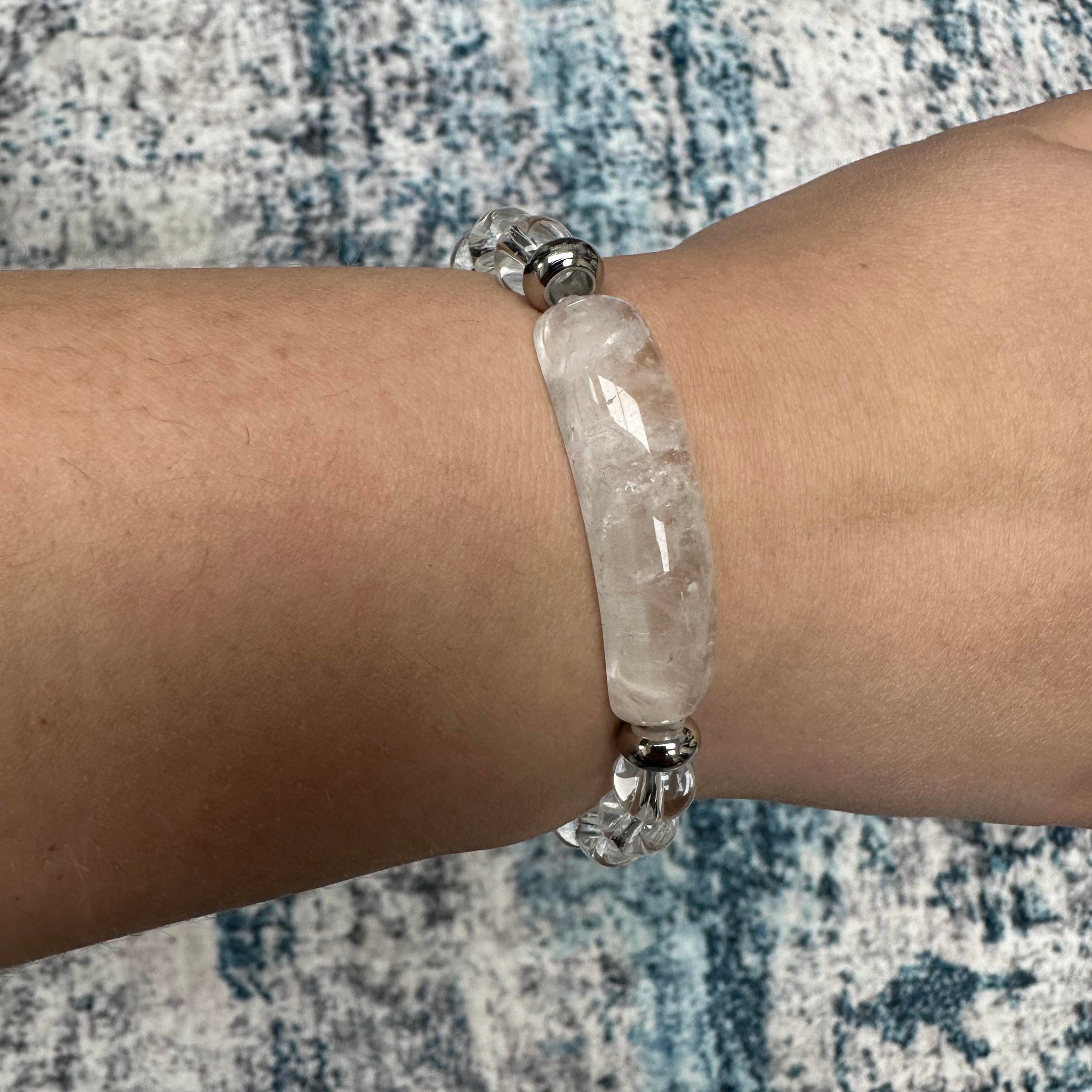 Clear Quartz Stone Bracelet