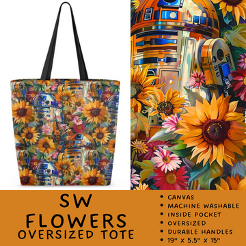 Batch #264 - Travel Collection - Closes 12/31 - ETA - SW Flowers Oversized Totes