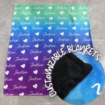 Customizable Name Blankets Preorder Closing 10/4