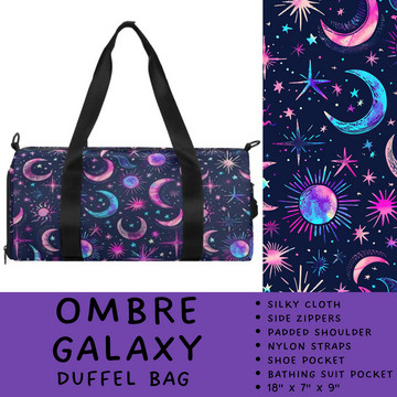 Batch #264 - Travel Collection - Closes 12/31 - ETA - Ombre Galaxy Duffel Bag