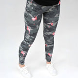 Camo Flamingo Print Leggings