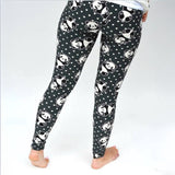 Cute Panda Heart Polka Dot Leggings