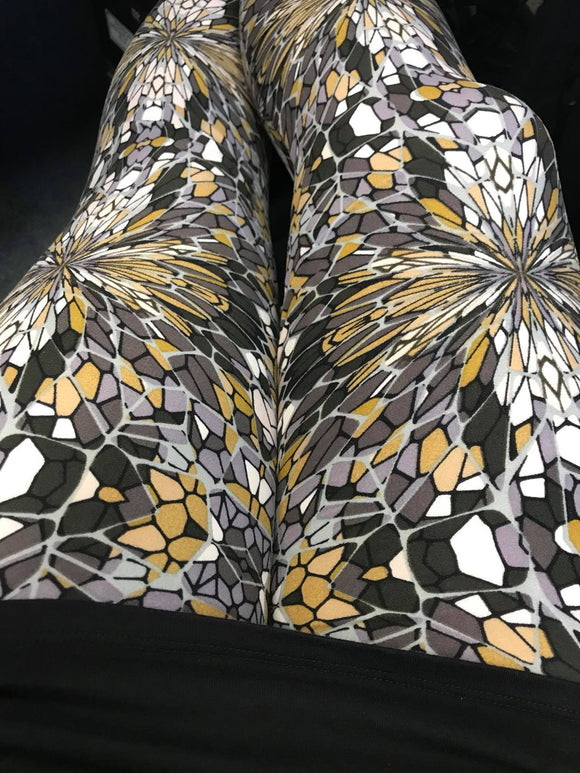 Stone Mosaic Leggings