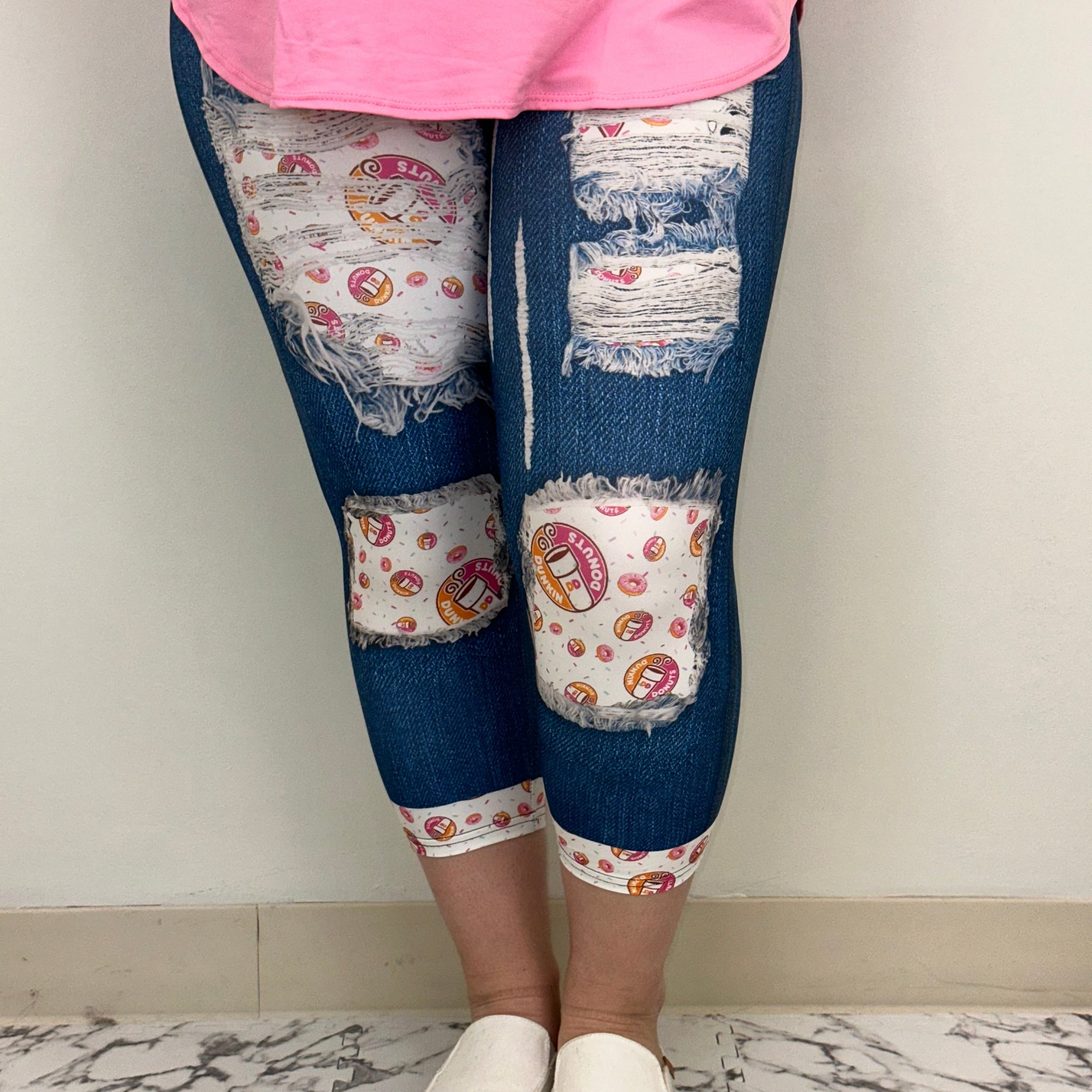 DD Junkie Denim Capri w/ Butt Pockets