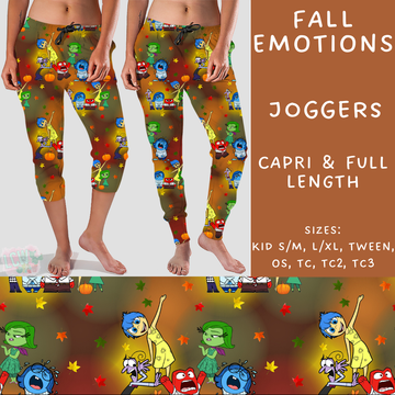 Batch #213 - Character Fall - Closes 10/9 - ETA mid Nov - Fall Emotions Full and Capri Length Joggers