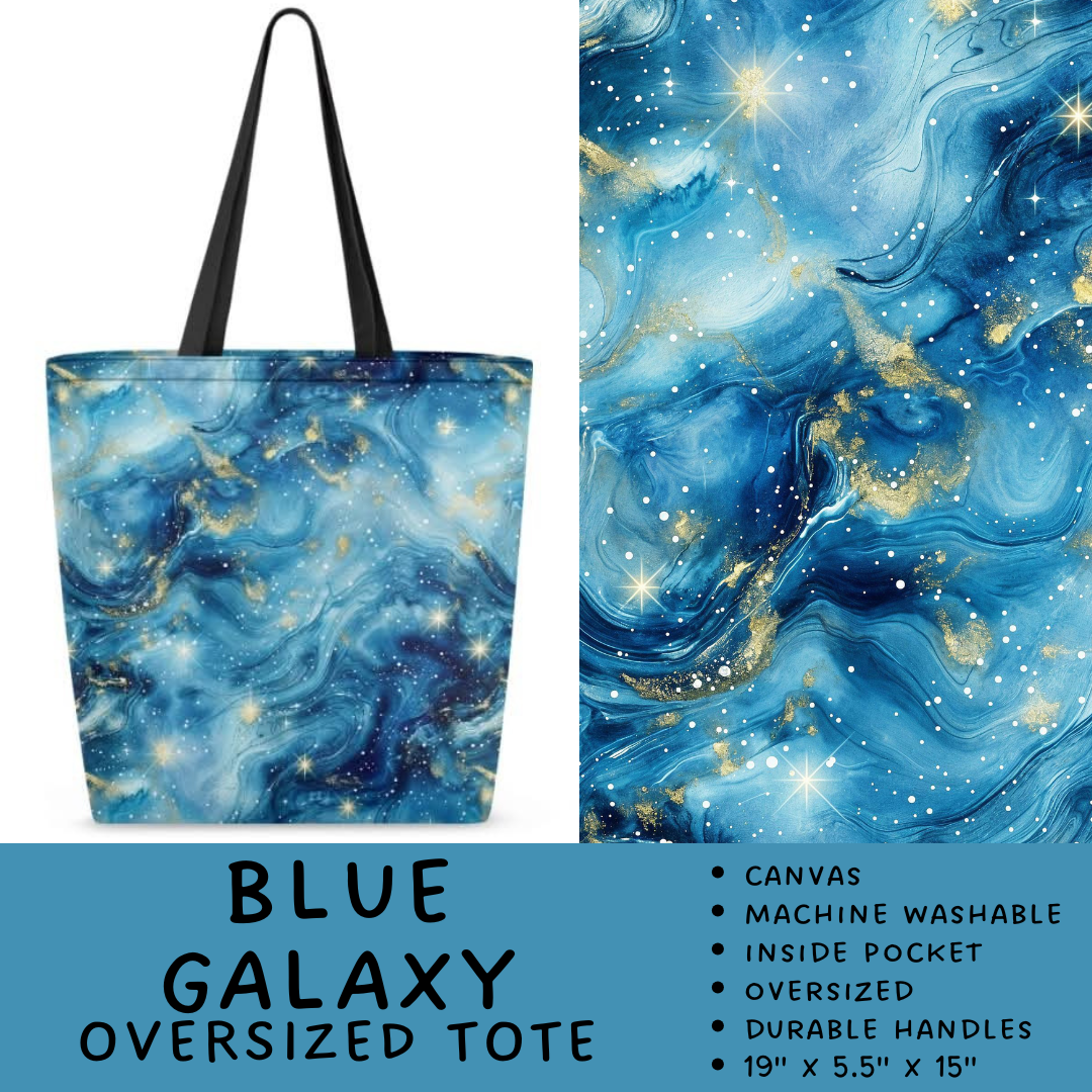 Batch #264 - Travel Collection - Closes 12/31 - ETA - Blue Galaxy Oversized Totes