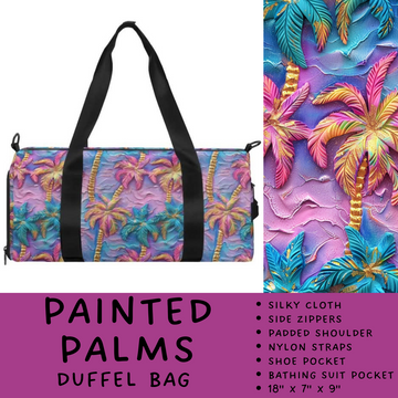 Batch #264 - Travel Collection - Closes 12/31 - ETA - Painted Palms Duffel Bag