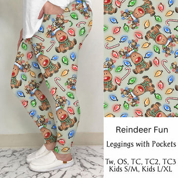 Reindeer Fun Leggings/Joggers | Run Ends 10/9 | ETA 42 days