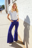 All You Need Sapphire High Waist Flare Leg Denim Jeans