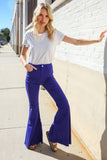 All You Need Sapphire High Waist Flare Leg Denim Jeans