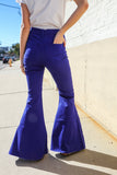 All You Need Sapphire High Waist Flare Leg Denim Jeans