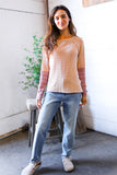 Zigzag Charm Blush Thermal Long Sleeve