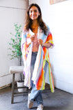 Caught in Technicolor Open Kimono
