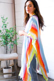 Caught in Technicolor Open Kimono