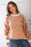 Cinnamon Swirls Cozy Pullover