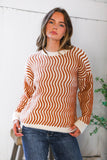 Cinnamon Swirls Cozy Pullover