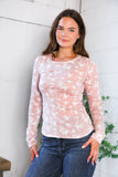Blushing & Blooming Long Sleeve Tee
