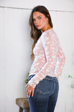 Blushing & Blooming Long Sleeve Tee