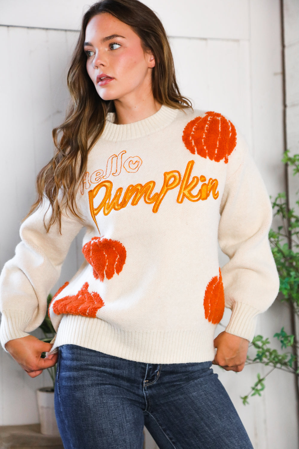 Hello Gourd-geous Pumkin Patch Pullover