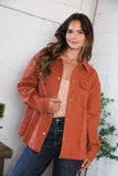 Peaceful Threads Burnt Orange Jacket